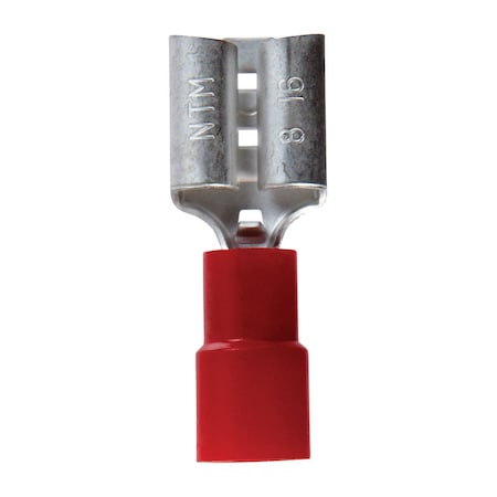 Jandorf Jandorf 22-18 Ga. Insulated Wire Female Disconnect Red 5 pk 60947